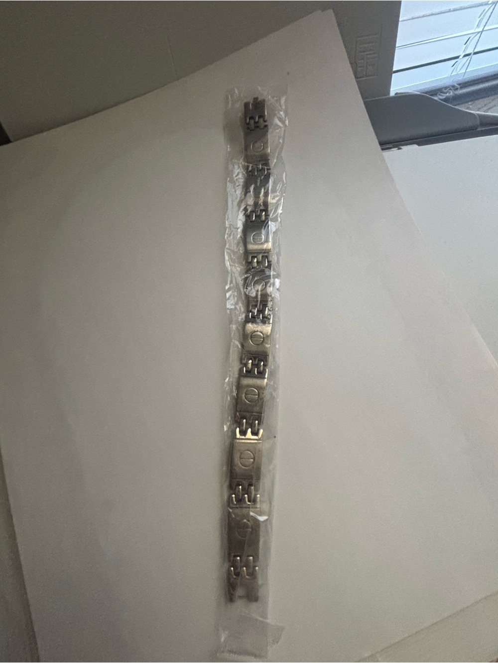 Stainless Steel Link Bracelet - Silver Tone